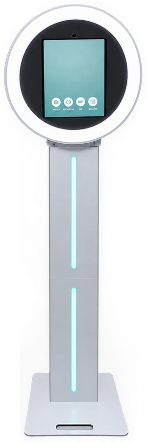 Digitale photobooth met touchscreen en ringlamp